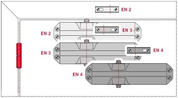 Регулировка усилия закрывания доводчика Dorma TS 68